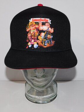 WWE Legends x Garbage Pail Kids Black Graphic Snapback Hat Topps 2019